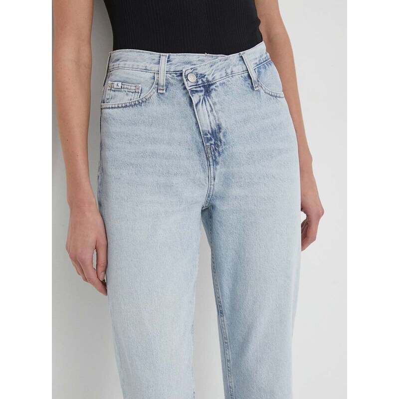 Džíny Calvin Klein Jeans Mom Jean dámské, high waist