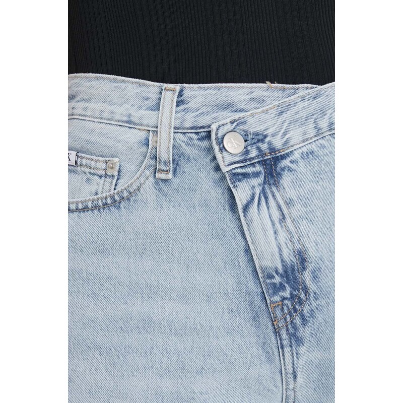 Džíny Calvin Klein Jeans Mom Jean dámské, high waist