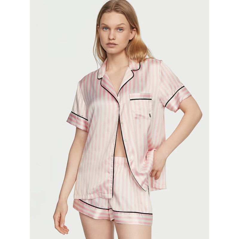 Victoria's Secret pyžamová souprava Satin Short Pajama Set