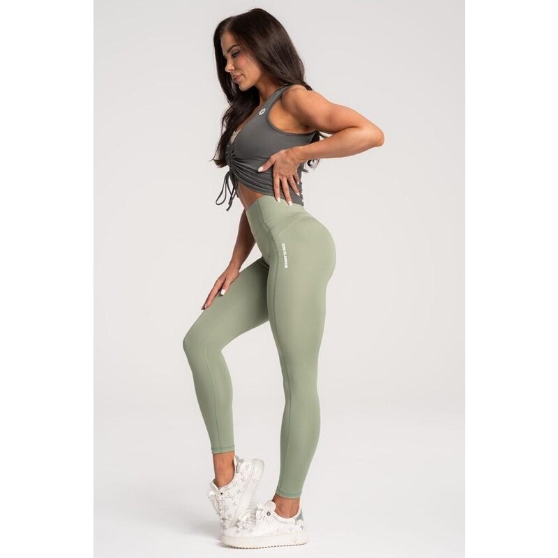 Sportovní legíny Gym Glamour Hedge Green