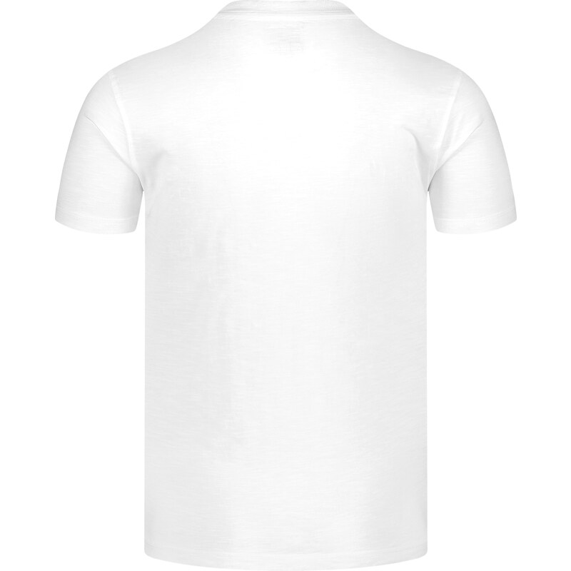 Nordblanc Bílé pánské bavlněné tričko CAPITAL