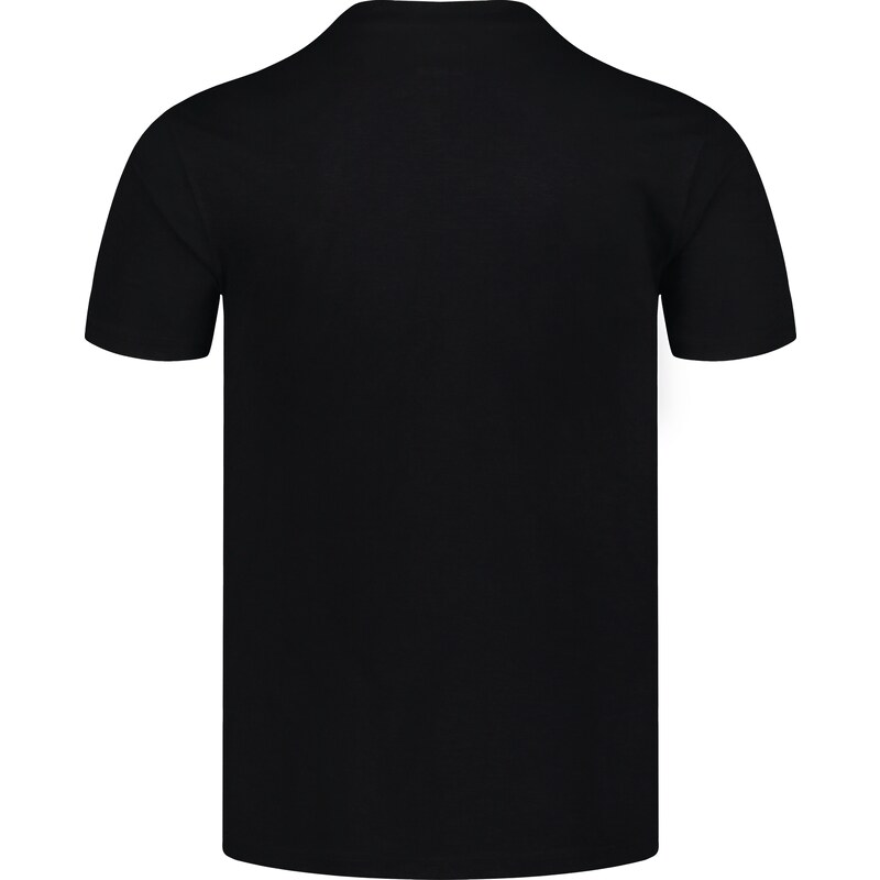 Nordblanc Černé pánské bavlněné tričko CAPITAL