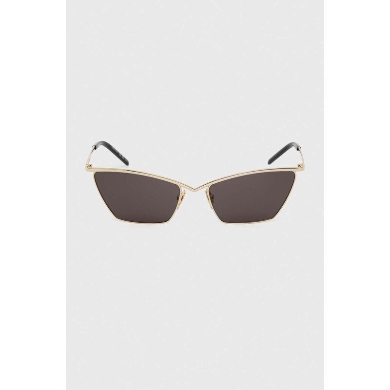 Sluneční brýle Saint Laurent dámské, zlatá barva, SL 637