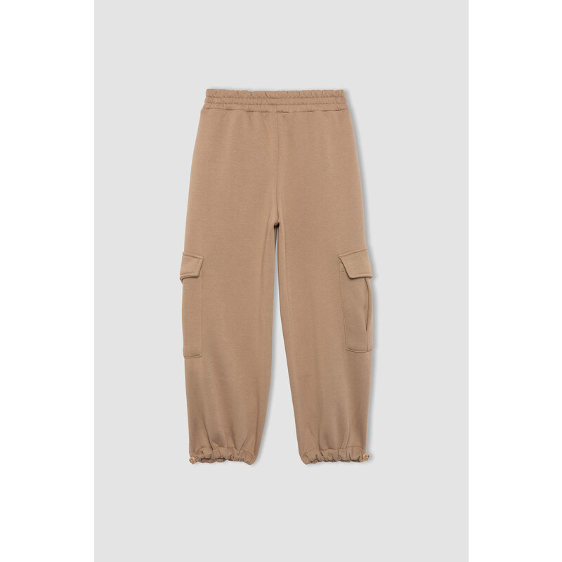 DEFACTO Girl Cargo Fit Thick Sweatpant