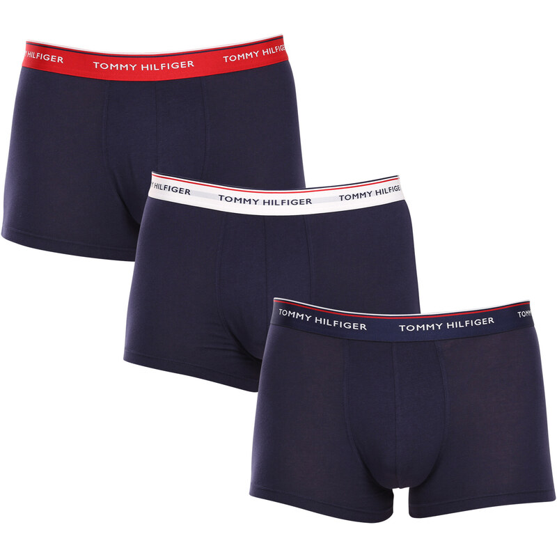 3PACK pánské boxerky Tommy Hilfiger tmavě modré (1U87903842 904)