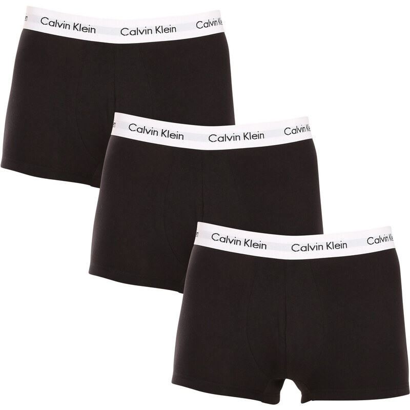 3PACK pánské boxerky Calvin Klein černé (U2664G-001)