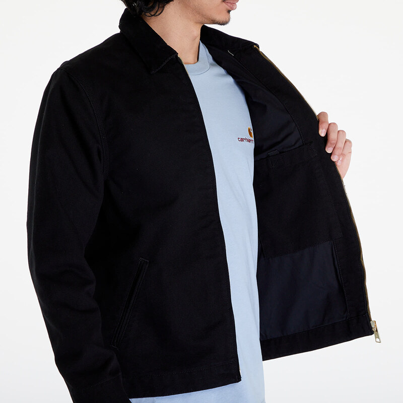 Carhartt WIP Detroit Jacket UNISEX Black/ Black Rinsed