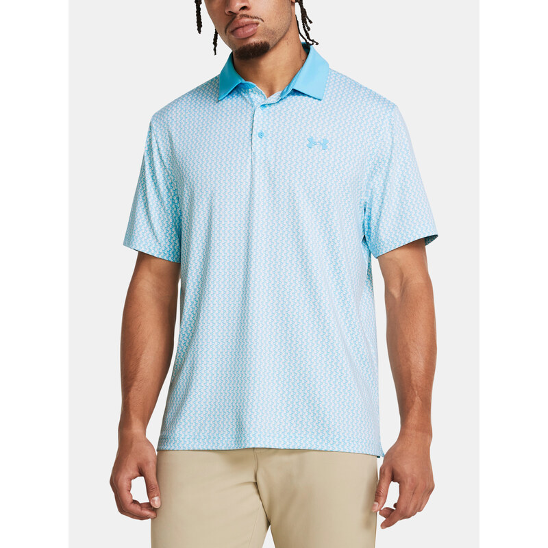 Under Armour Tričko UA Playoff 3.0 Printed Polo-BLU - Pánské