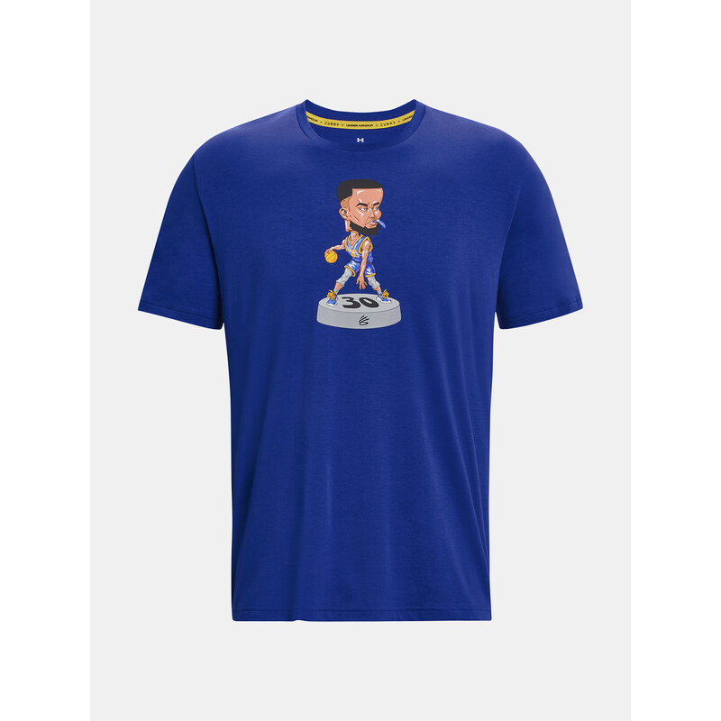 Under Armour Tričko UA CURRY BOBBLE HEAD SS-BLU - Pánské