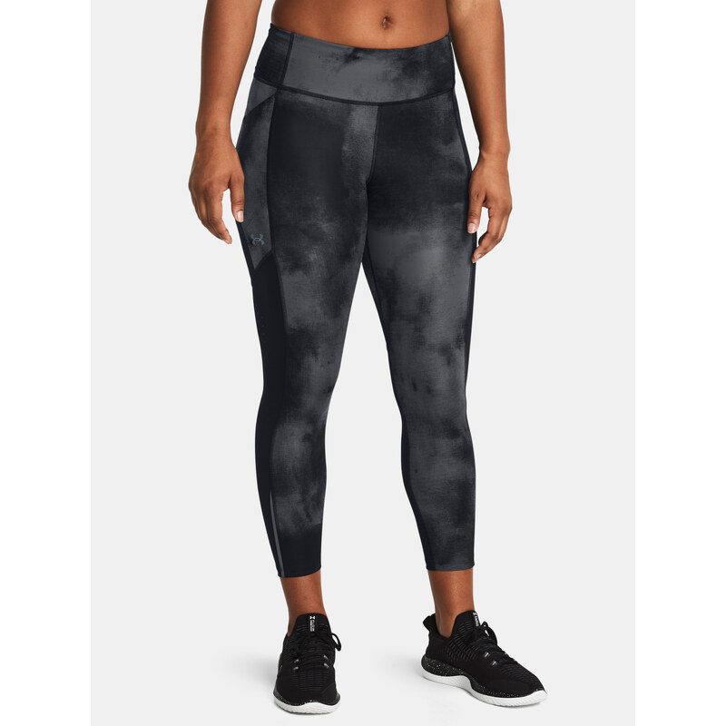 Under Armour Legíny UA Fly Fast Ankle Prt Tights-BLK - Dámské