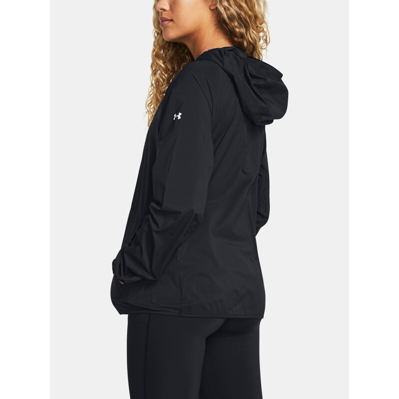 Under Armour Bunda LAUNCH LIGHTWEIGHT JKT-BLK - Dámské