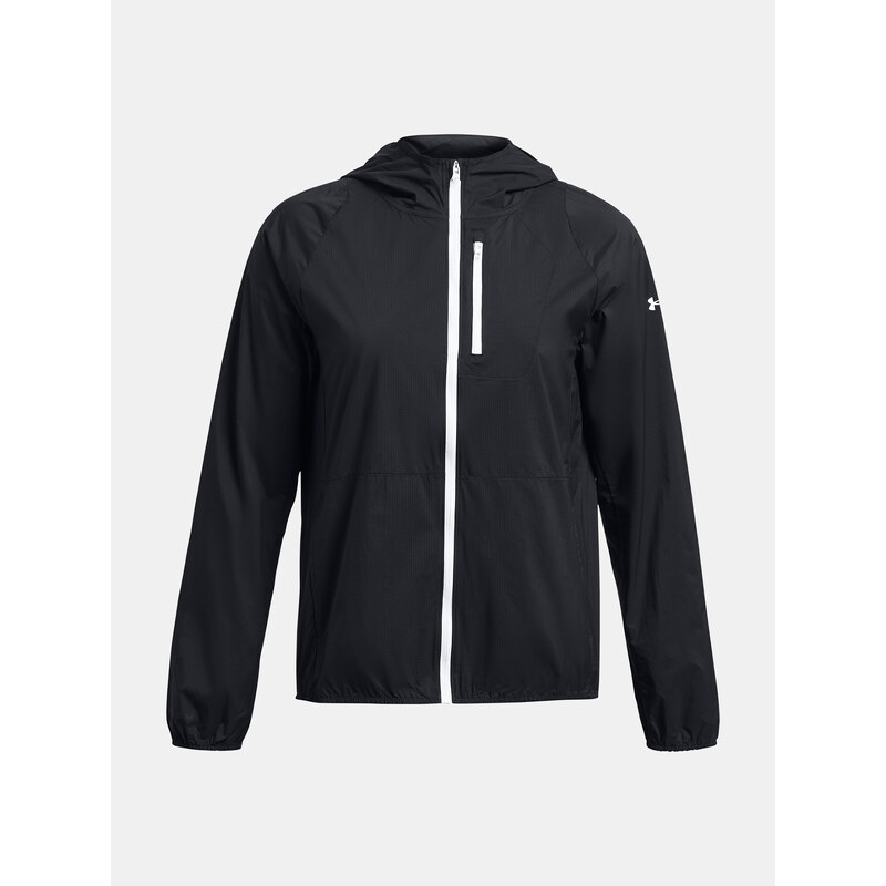 Under Armour Bunda LAUNCH LIGHTWEIGHT JKT-BLK - Dámské