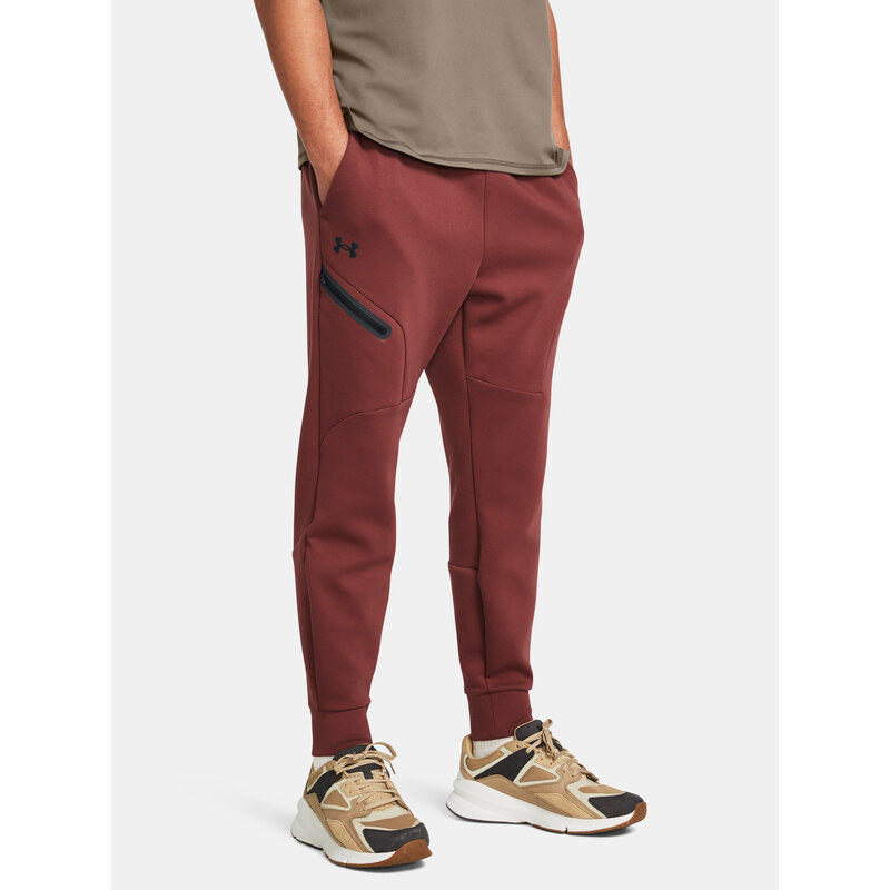 Under Armour Tepláky UA Unstoppable Flc Joggers-RED - Pánské