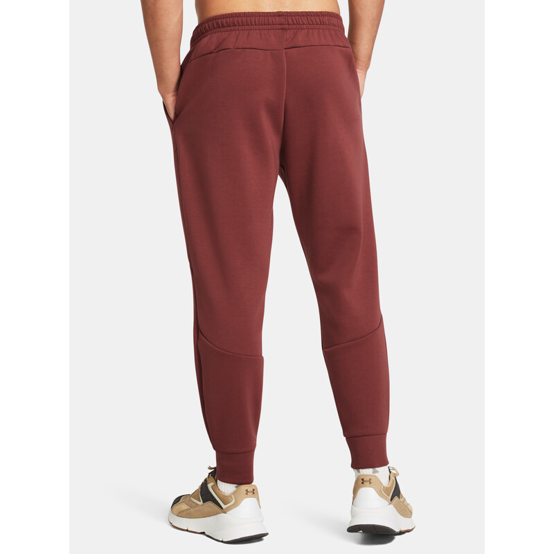 Under Armour Tepláky UA Unstoppable Flc Joggers-RED - Pánské