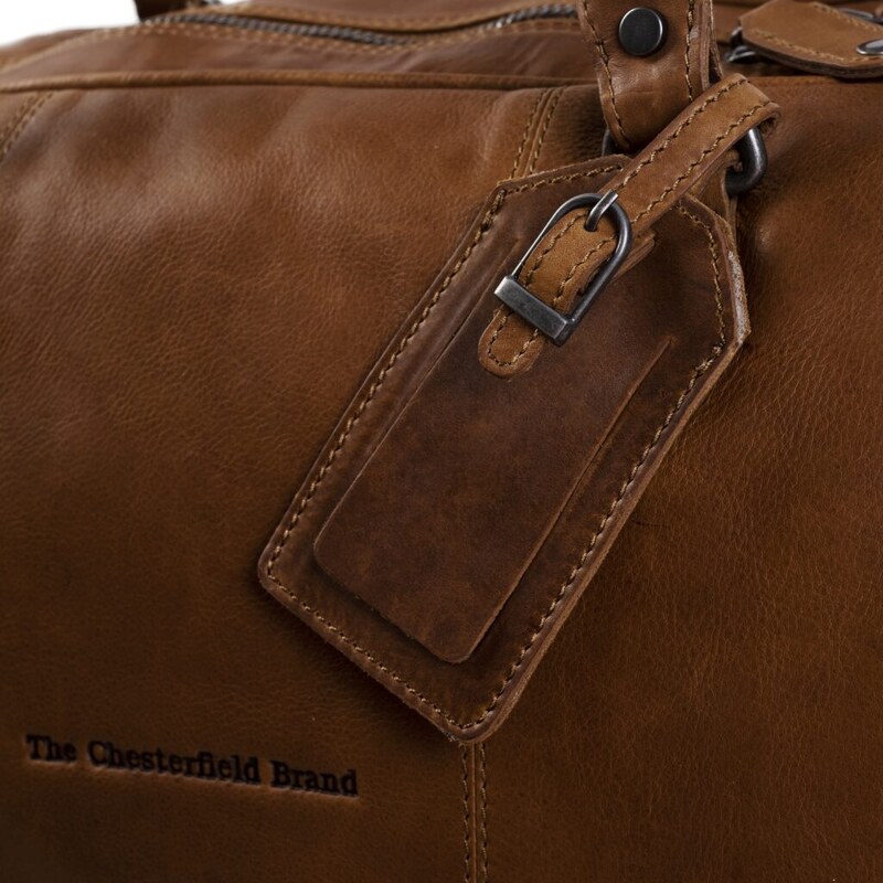 The Chesterfield Brand Kožená cestovní taška - weekender William koňak