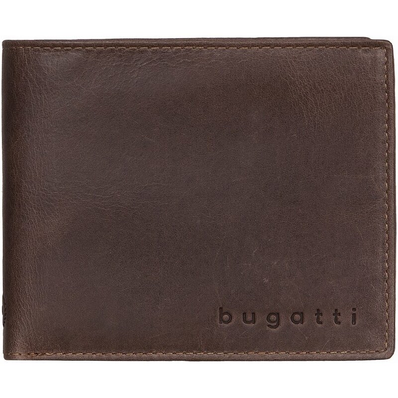 Bugatti Pánská kožená peněženka VOLO 49217602 hnědá