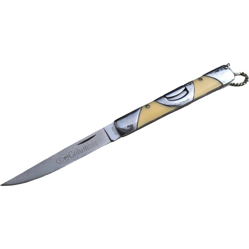Outdoorový skládací nůž COLUMBIA 21cm/11,4cmcm/Sl.Hnědá
