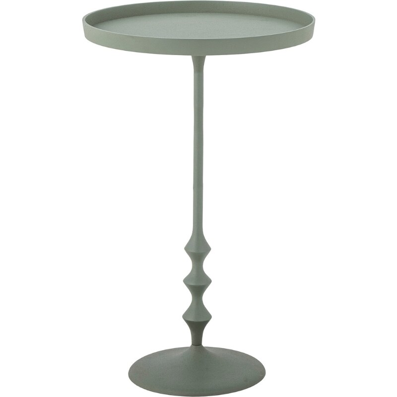 Zelený kovový odkládací stolek Bloomingville Anjou 37 cm