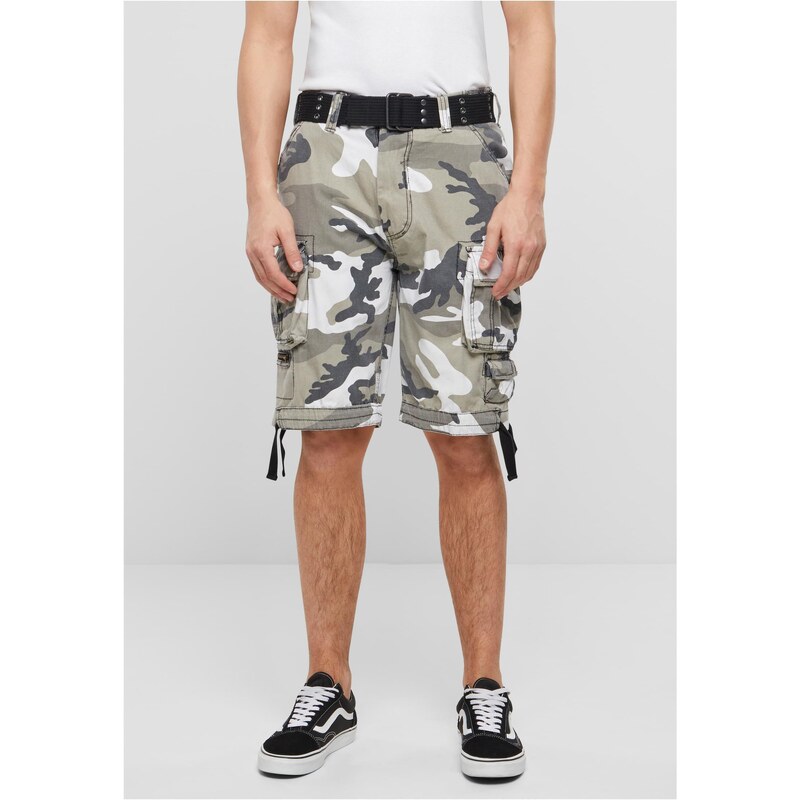 Brandit Snowcamo Savage Vintage Cargo Shorts