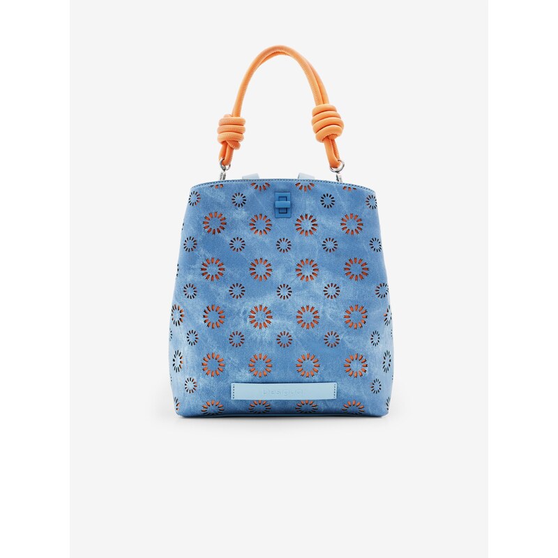 Modrý dámský vzorovaný batoh/kabelka Desigual Amorina Sumy Mini - Dámské