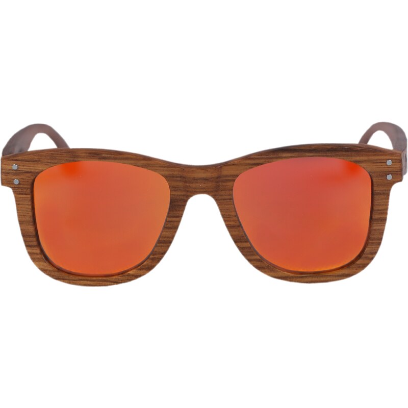 Mountaino Dřevěné sluneční brýle - Havana Orange