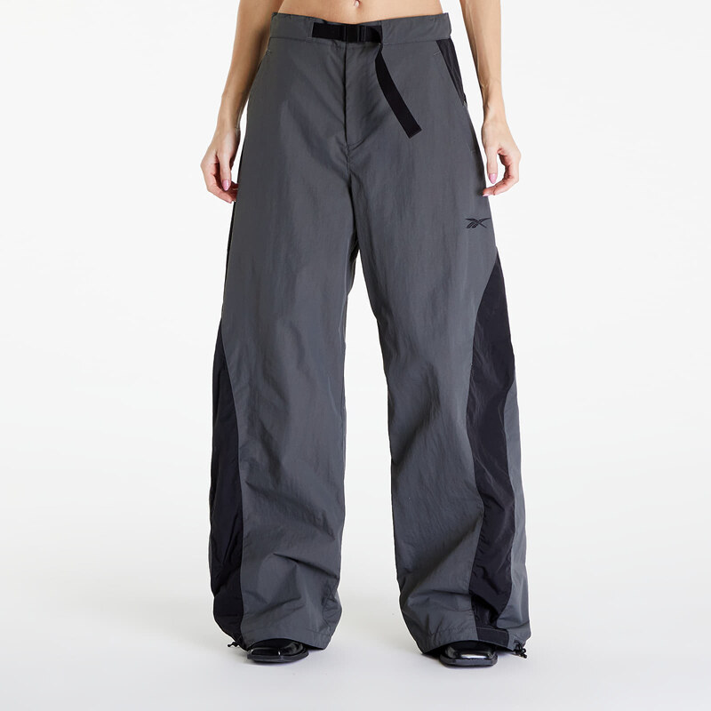 Dámské šusťákové kalhoty Reebok Wide Leg Pants Lava Grey