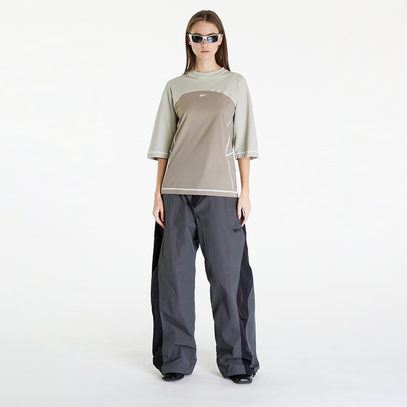 Dámské šusťákové kalhoty Reebok Wide Leg Pants Lava Grey