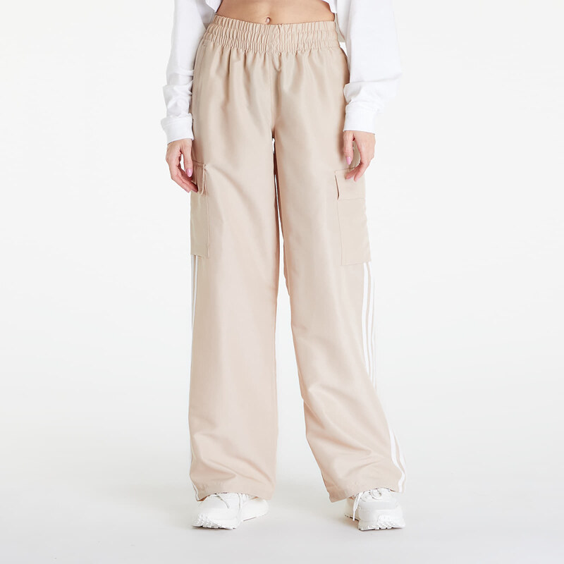 adidas Originals Dámské šusťákové kalhoty adidas Adicolor Cargo Pants Magic Beige