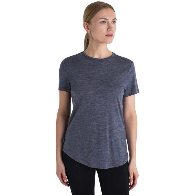 ICEBREAKER Wmns Merino 125 Cool-Lite Sphere III SS Tee, Midnight Navy Heather velikost: L