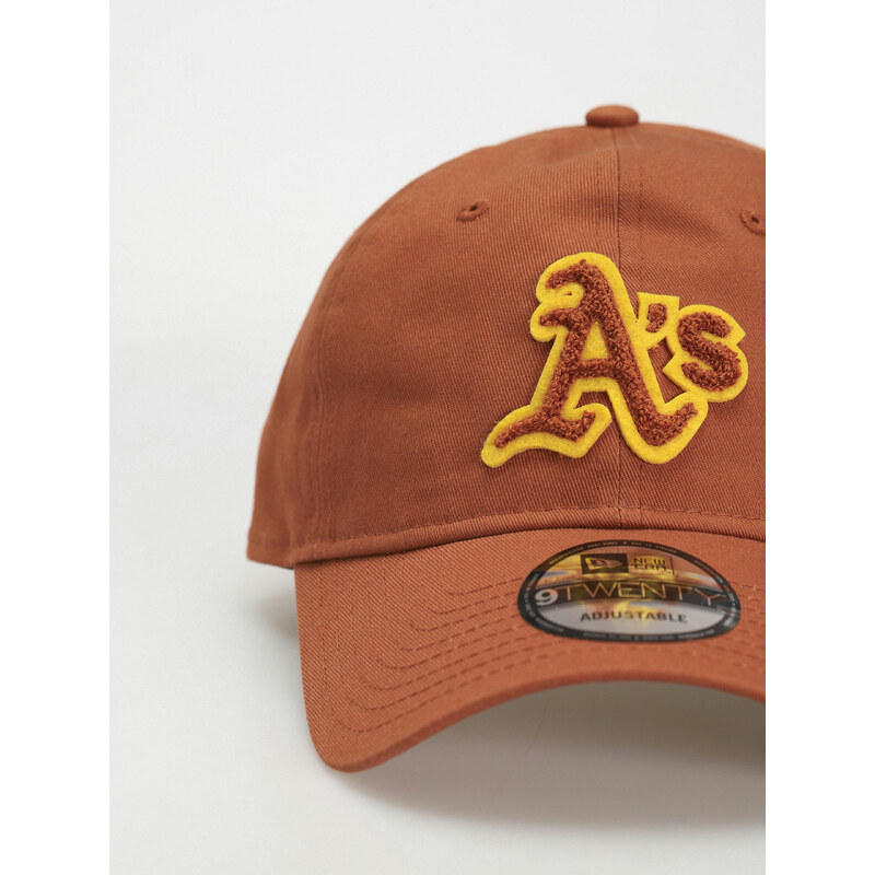 New Era Boucle 9Twenty Oakland Athletics (orange)hnědá