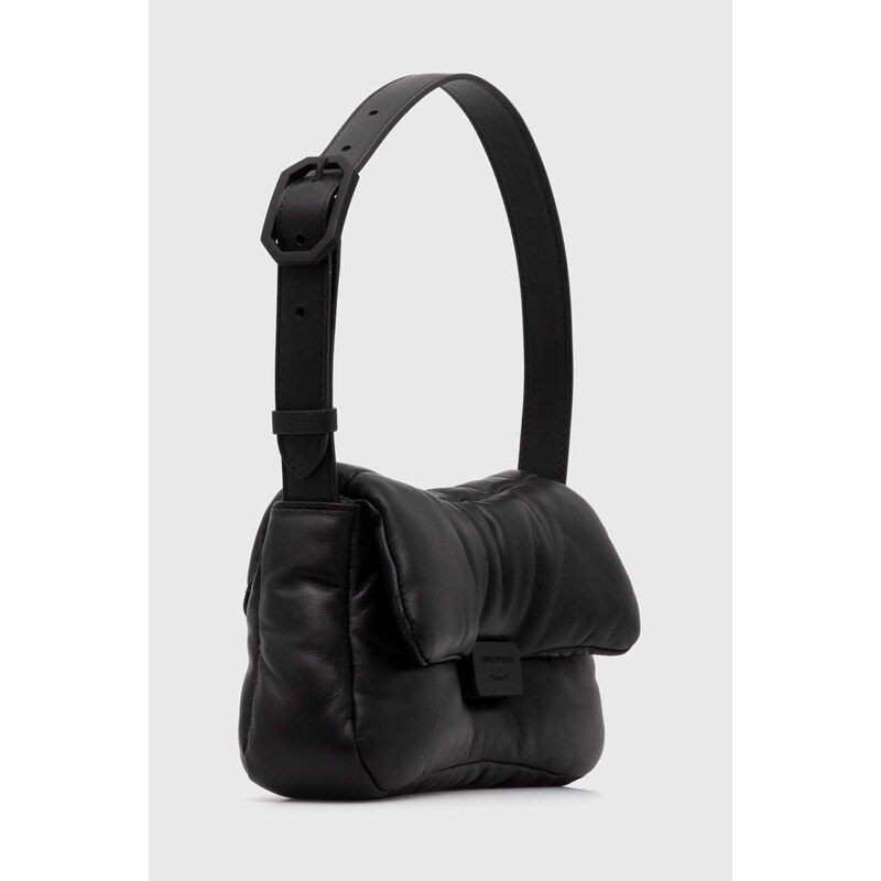 Kožená kabelka Emporio Armani černá barva, Y3E226 YWZ1V