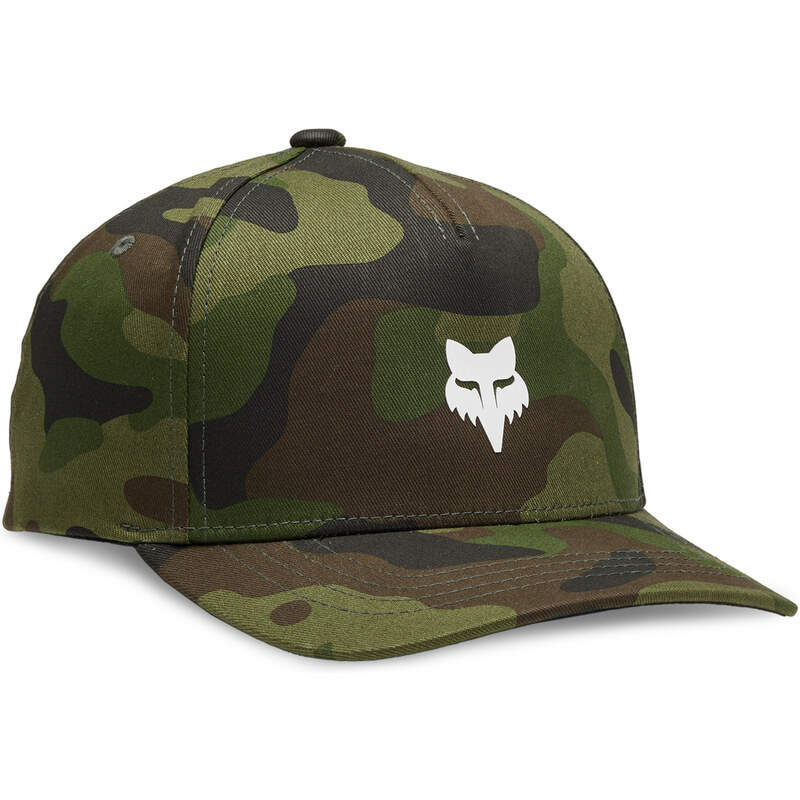 Dětská kšiltovka Fox Yth Fox Head Camo 110 Sb Hat - Green Camo