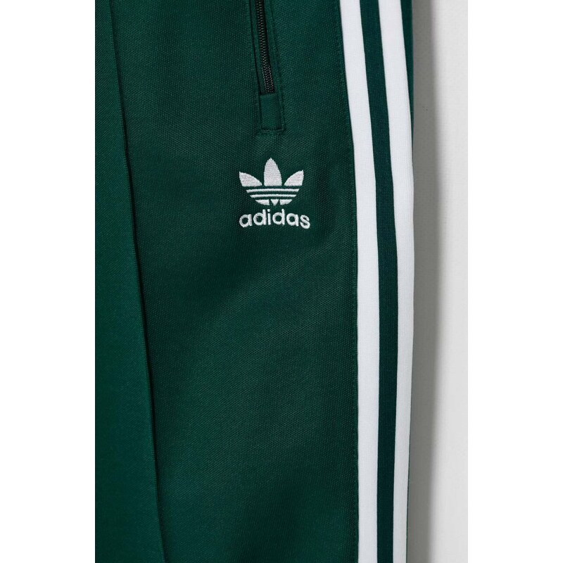 Tepláky adidas Originals zelená barva, s potiskem, IP0419