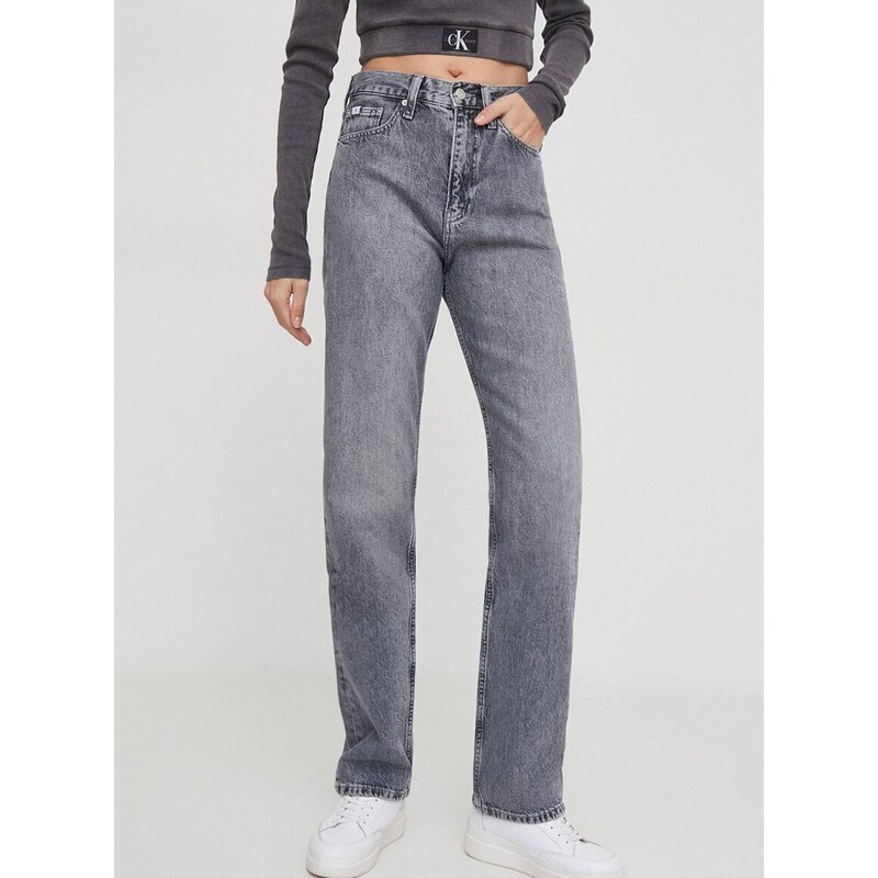 Džíny Calvin Klein Jeans dámské, high waist