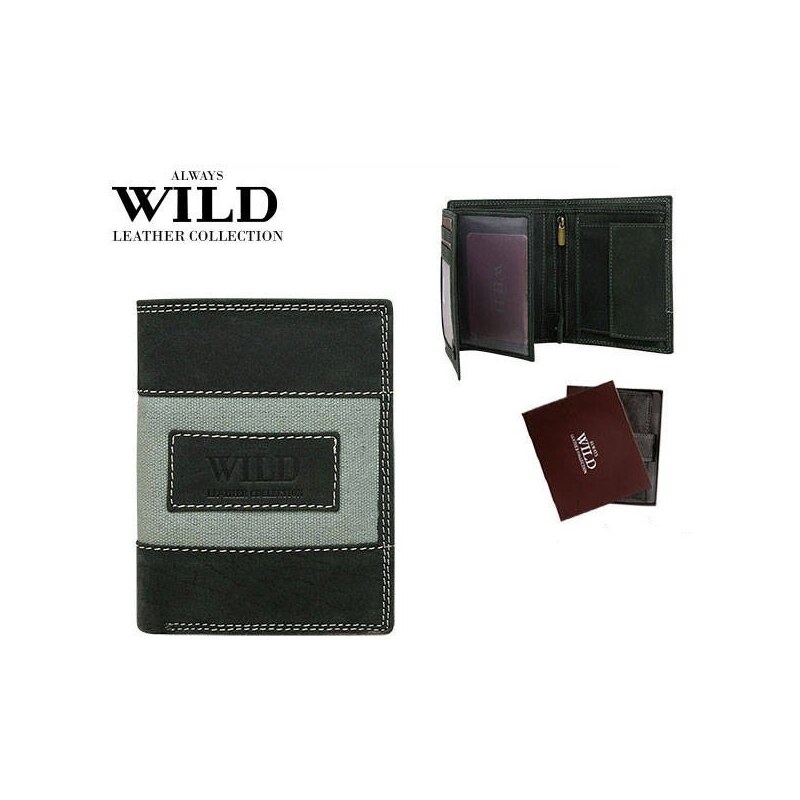 Kvalitní pánská kožená peněženka ALWAYS WILD N4