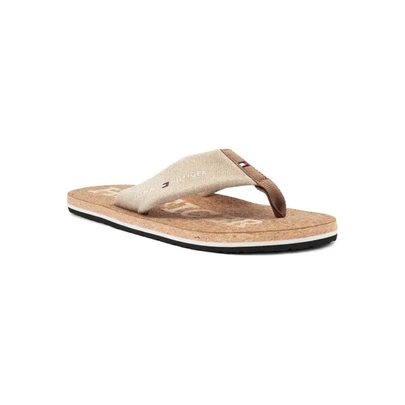 Tommy Hilfiger Žabky HILFIGER CORK BEACH SANDAL