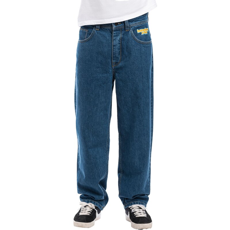 homeboy Pánské kalhoty x-tra baggy denim washed blue