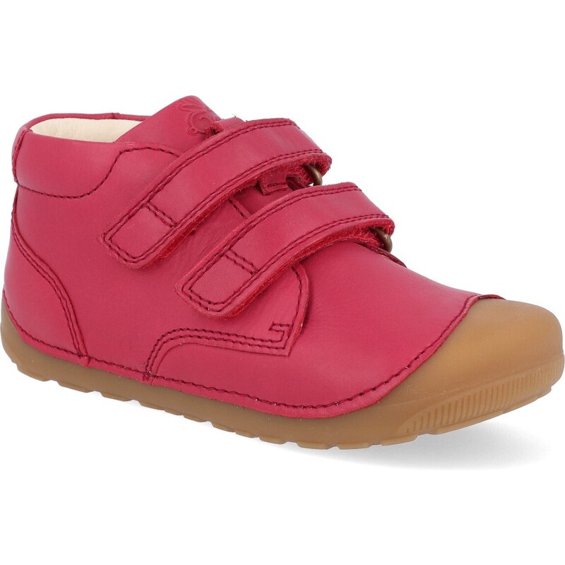 Barefoot dětské kotníkové boty Bundgaard - Petit červené
