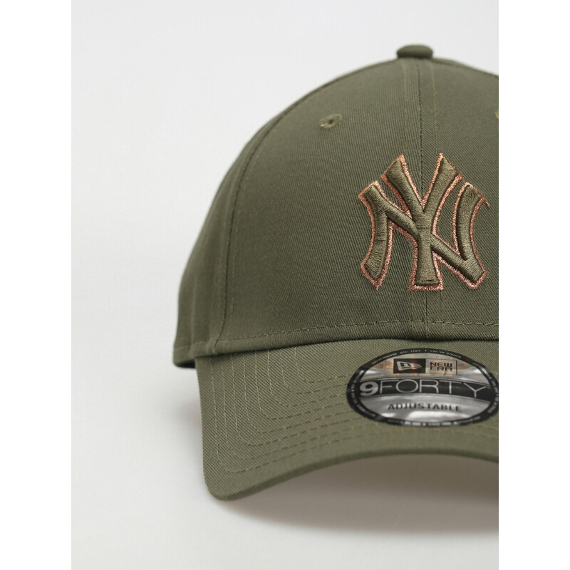 New Era Metallic Outline 9Forty New York Yankees (khaki)zelená