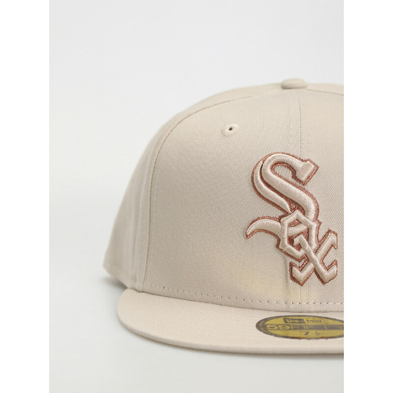 New Era Metallic Outline 59Fifty Chicago White Sox (stone)šedá