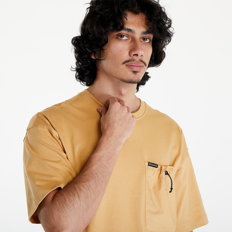 Pánské tričko Columbia Landroamer Pocket T-Shirt Light Camel