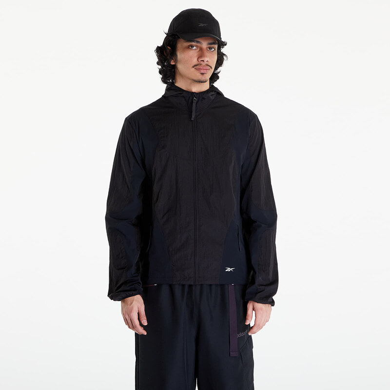 Pánská větrovka Reebok Paneled Running Jacket Black