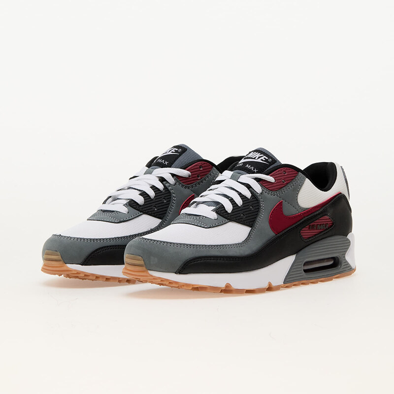 Pánské nízké tenisky Nike Air Max 90 White/ Team Red-Cool Grey-Black