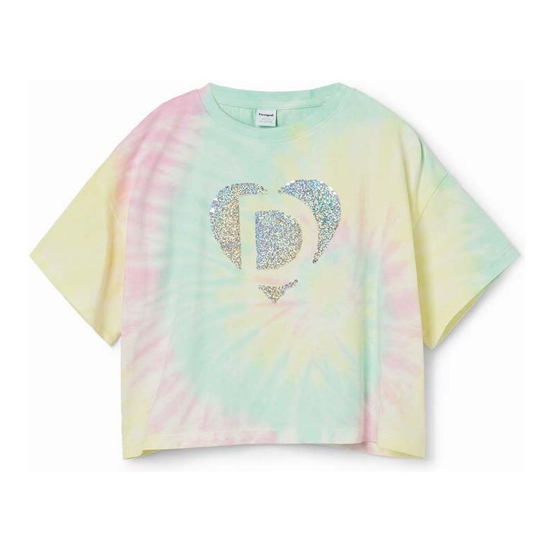Dětské bavlněné tričko Desigual Daira