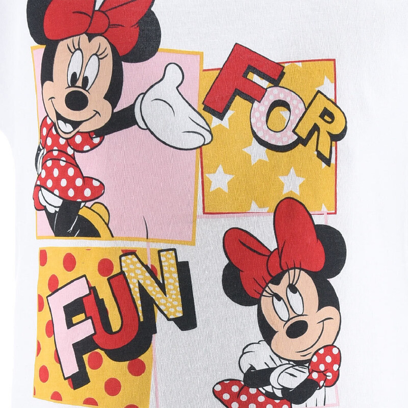 Dívčí pyžamo DISNEY MINNIE FOR FUN bílé