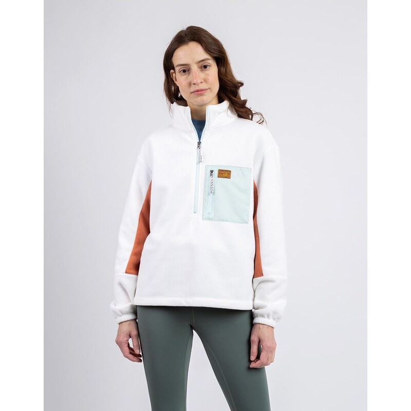 Patagonia W's Microdini 1/2 Zip P/O Birch White