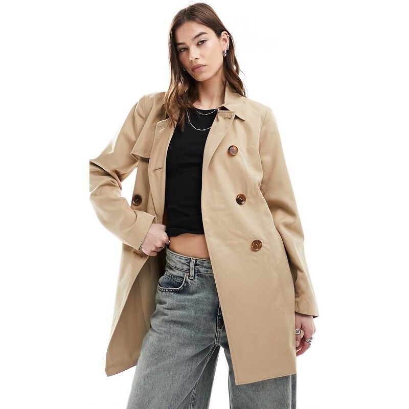 ONLY trench coat in beige-Neutral 93010313