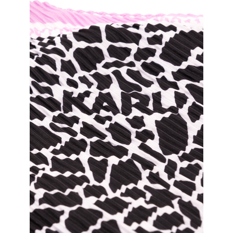 ŠÁTEK KARL LAGERFELD K/GIRAFFE PLEATED SCARF