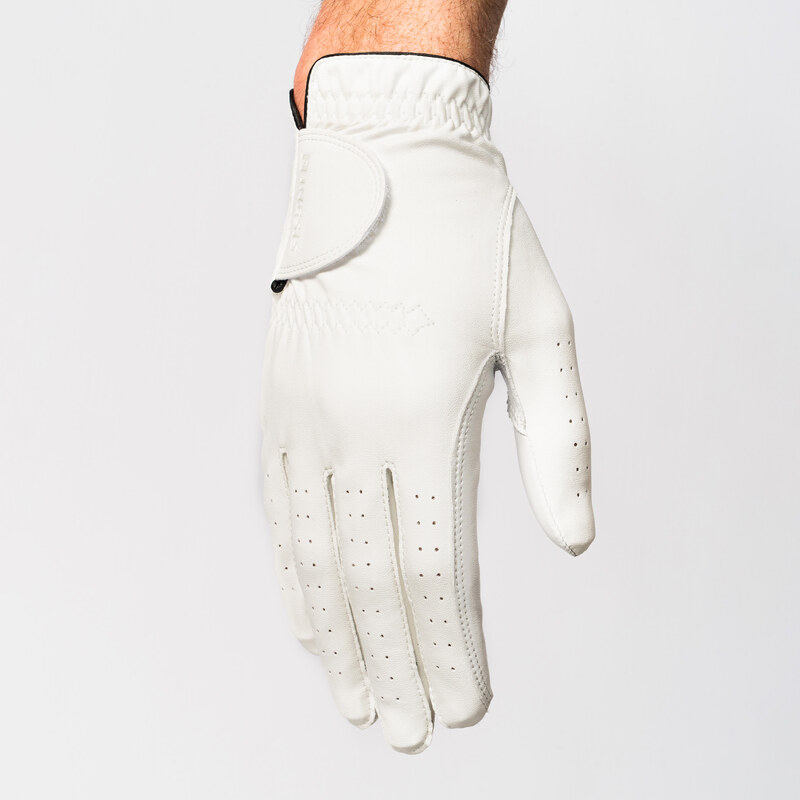 INESIS Pánská golfová rukavice Soft 500 pro leváky bílá
