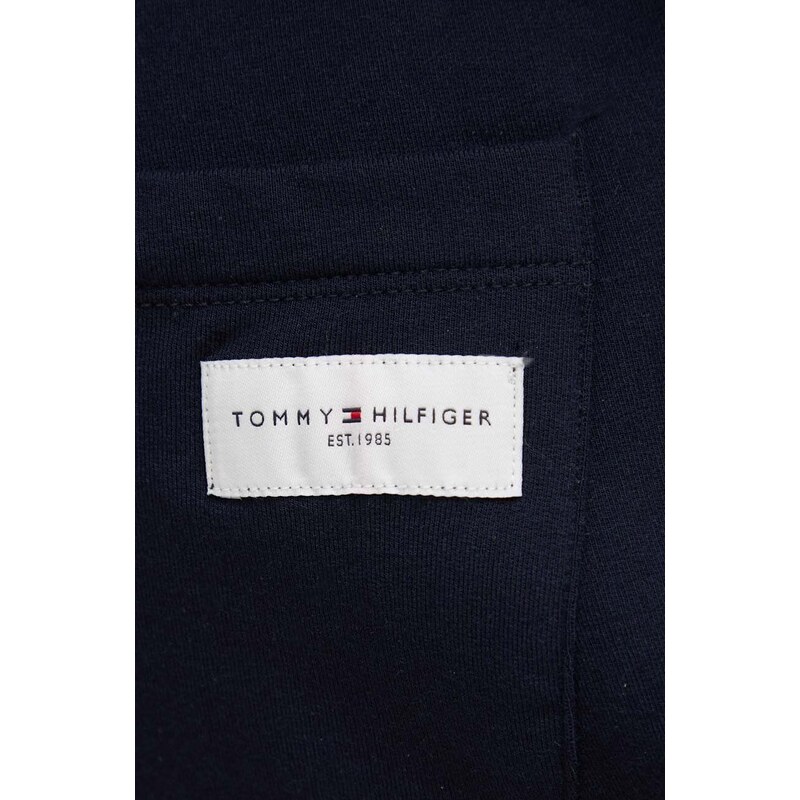 Kalhoty Tommy Hilfiger tmavomodrá barva